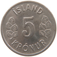 ICELAND 5 KRONUR 1977  #MA 064709 - Island