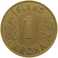 ICELAND KRONA 1957  #MA 067909 - IJsland