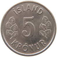 ICELAND 5 KRONUR 1975  #MA 064710 - Iceland