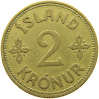 ICELAND 2 KRONUR 1940  #MA 064701 - Iceland