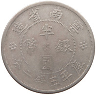 CHINA YUNNAN 50 CENTS 1/2 YUAN 211932  #MA 068605 - Chine