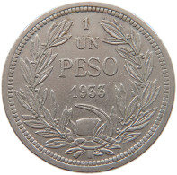 CHILE PESO 1933  #MA 067153 - Cile