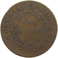 CHILE CENTAVO 1851  #MA 067157 - Cile