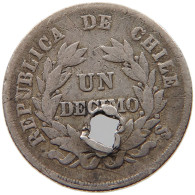 CHILE DECIMO 1869  #MA 065708 - Chili