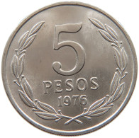 CHILE 5 PESOS 1976  #MA 025212 - Chile