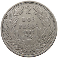 CHILE 2 PESOS 1927  #MA 025209 - Chile