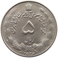 IRAN 5 RIALS 2536 MOHAMMED REZA (1941-1979) #MA 010491 - Iran