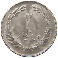 IRAN 2 RIALS 1366  #MA 010516 - Iran