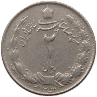 IRAN 2 RIALS 1354 MOHAMMED REZA (1941-1979) #MA 066118 - Iran