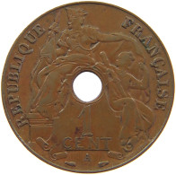 INDOCHINA CENT 1937  #MA 065244 - French Indochina