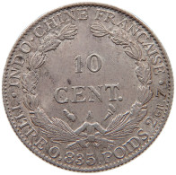 INDOCHINA 10 CENTS CENTIMES 1900  #MA 068456 - Frans-Indochina