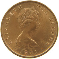 ISLE OF MAN 1/2 PENNY 1971 ELIZABETH II. (1952-2022) #MA 073221 - Eiland Man