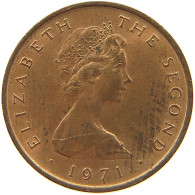 ISLE OF MAN 1/2 PENNY 1971 ELIZABETH II. (1952-2022) #MA 073220 - Isle Of Man