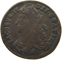 IRELAND 1/2 PENNY 1686 JAMES II. 1685-1691. #MA 000548 - Irlande