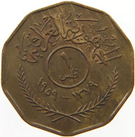 IRAQ 1 FIL 1959  #MA 012550 - Irak