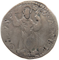 ITALY MILANO AR DENARO DA 8 SOLDI N.D. CARLO V (1516-1556) #MA 025069 - Otros & Sin Clasificación