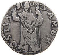 ITALY MILANO 8 SOLDI 1535-1554 CARLO I DI SPAGNA (CARLO V, SACRO ROMANO IMPERO). 1535-1554 #MA 024638 - Other & Unclassified