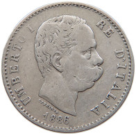 ITALY LIRA 1886 R UMBERTO I. 1878-1900 #MA 068810 - 1878-1900 : Umberto I.