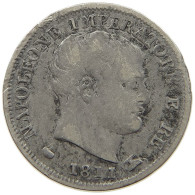 ITALY KINGDOM 5 SOLDI 1811 M NAPOLEON I. #MA 021533 - Napoleonische