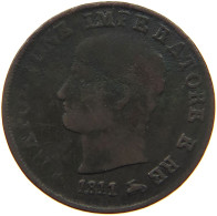 ITALY KINGDOM CENTESIMO 1811 M NAPOLEON I. #MA 021837 - Napoleonische