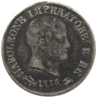 ITALY KINGDOM 10 SOLDI 1813 V NAPOLEON I. #MA 021478 - Napoleónicas