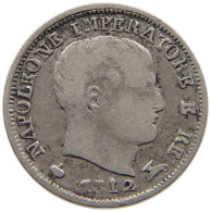 ITALY KINGDOM 5 SOLDI 1812 M NAPOLEON I. #MA 021234 - Napoleónicas