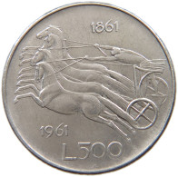 ITALY 500 LIRE 1961  #MA 024493 - 500 Liras