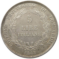 ITALY 5 LIRE 1848 MAILAND, MILAN #MA 008327 - Other & Unclassified