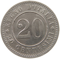 ITALY 20 CENTESIMI 1894 UMBERTO I. 1878-1900 #MA 024511 - 1878-1900 : Umberto I.