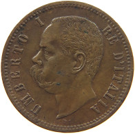 ITALY 2 CENTESIMI 1897 R UMBERTO I. 1878-1900 #MA 022591 - 1878-1900 : Umberto I.