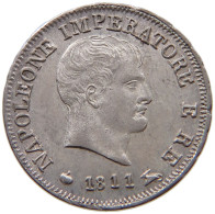 ITALY 10 SOLDI 1811 M NAPOLEON I. #MA 008378 - Napoleonic