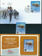 ISRAEL 2021 ISRAEL POLICE ORCHESTRA CENTENIAL STAMP+FDC+POSTAL SERVICE BULETEE - Unused Stamps