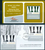 ISRAEL 2021 RESCUE BY JEWS DURING HOLOCAUST STAMP FDC POSTAL SRVICE + BULITEEN - Neufs