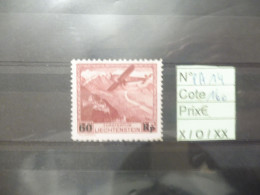 Liechtenstein Furstentum Pa Poste Aerienne Luchtpost 14 Neuf Mnh * Perfect Parfait  1935 - Luchtpostzegels