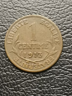 1 CENTIME 1913 DANIEL DUPUIS FRANCE - 1 Centime