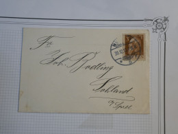 DF9 ALLEMAGNE BAYERN   LETTRE  1913 MUNCHEN    A SOHLAND++CACHET BLEU  + AFF. INTERESSANT+ + - Storia Postale