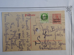 DF9 ALLEMAGNE BAYERN   CARTE ENTIER  1920  NURNBERG A     A SOHLAND++  + AFF. INTERESSANT+ + - Ganzsachen