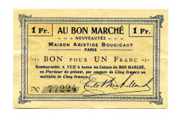 1 Franc Au Bon Marché - Bonds & Basic Needs