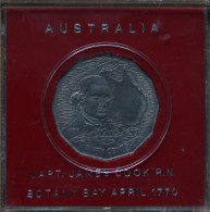 LaZooRo: Australia 50 Cents 1970 UNC James Cook - 50 Cents