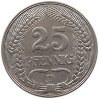 KAISERREICH 25 PFENNIG 1910 D  #MA 099448 - 25 Pfennig