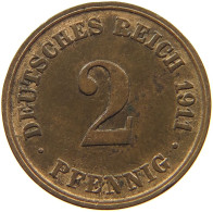 KAISERREICH 2 PFENNIG 1911 J  #MA 100065 - 2 Pfennig