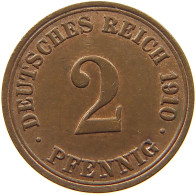 KAISERREICH 2 PFENNIG 1910 A  #MA 100062 - 2 Pfennig