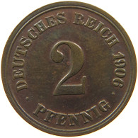 KAISERREICH 2 PFENNIG 1906 F  #MA 100056 - 2 Pfennig