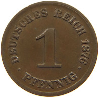 KAISERREICH 1 PFENNIG 1876 C 1 PFENNIG - KLEINER ADLER #MA 002328 - 1 Pfennig