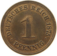 KAISERREICH 1 PFENNIG 1875 A  #MA 012007 - 1 Pfennig