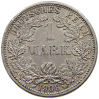 KAISERREICH 1 MARK 1908 F  #MA 005647 - 1 Mark