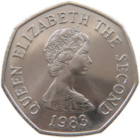 JERSEY 50 PENCE 1983 ELIZABETH II. (1952-) #MA 064916 - Jersey