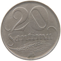 LATVIA 20 SANTIMU 1922  #MA 099781 - Lettonia