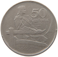 LATVIA 50 SANTIMU 1922  #MA 062998 - Letonia