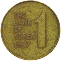 KOREA WON 1967  #MA 099278 - Korea, South